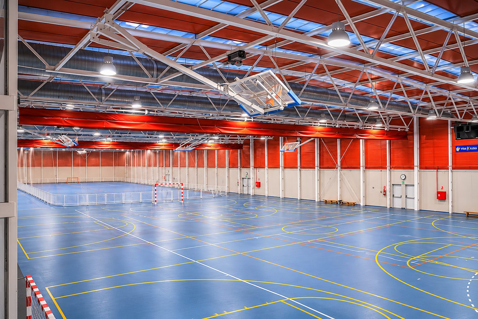 Polideportivo en las instalaciones deportivas de Olaranbe